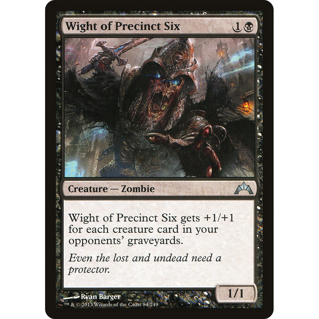 Wight of Precinct Six (GTC-084) - Gatecrash Foil