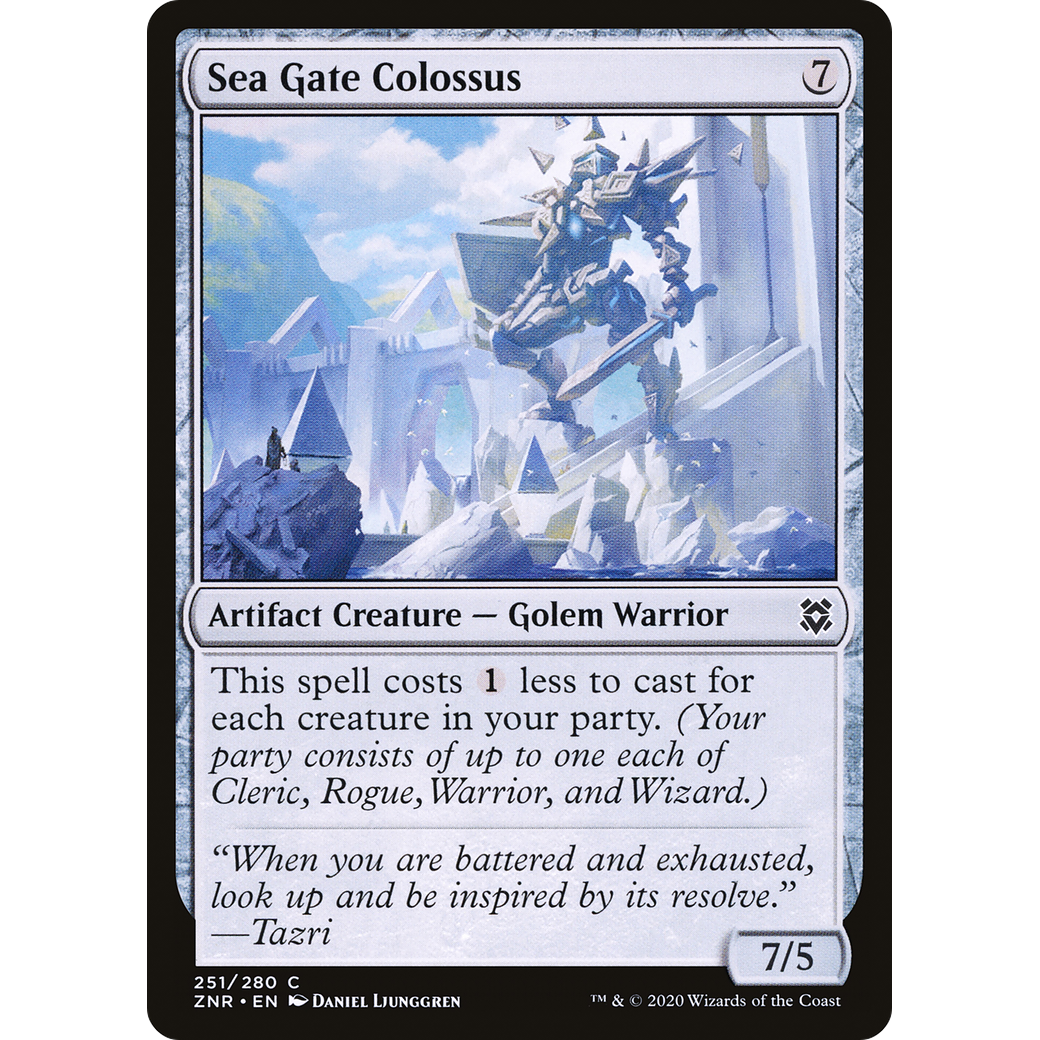 Sea Gate Colossus (ZNR-251) - Zendikar Rising Foil