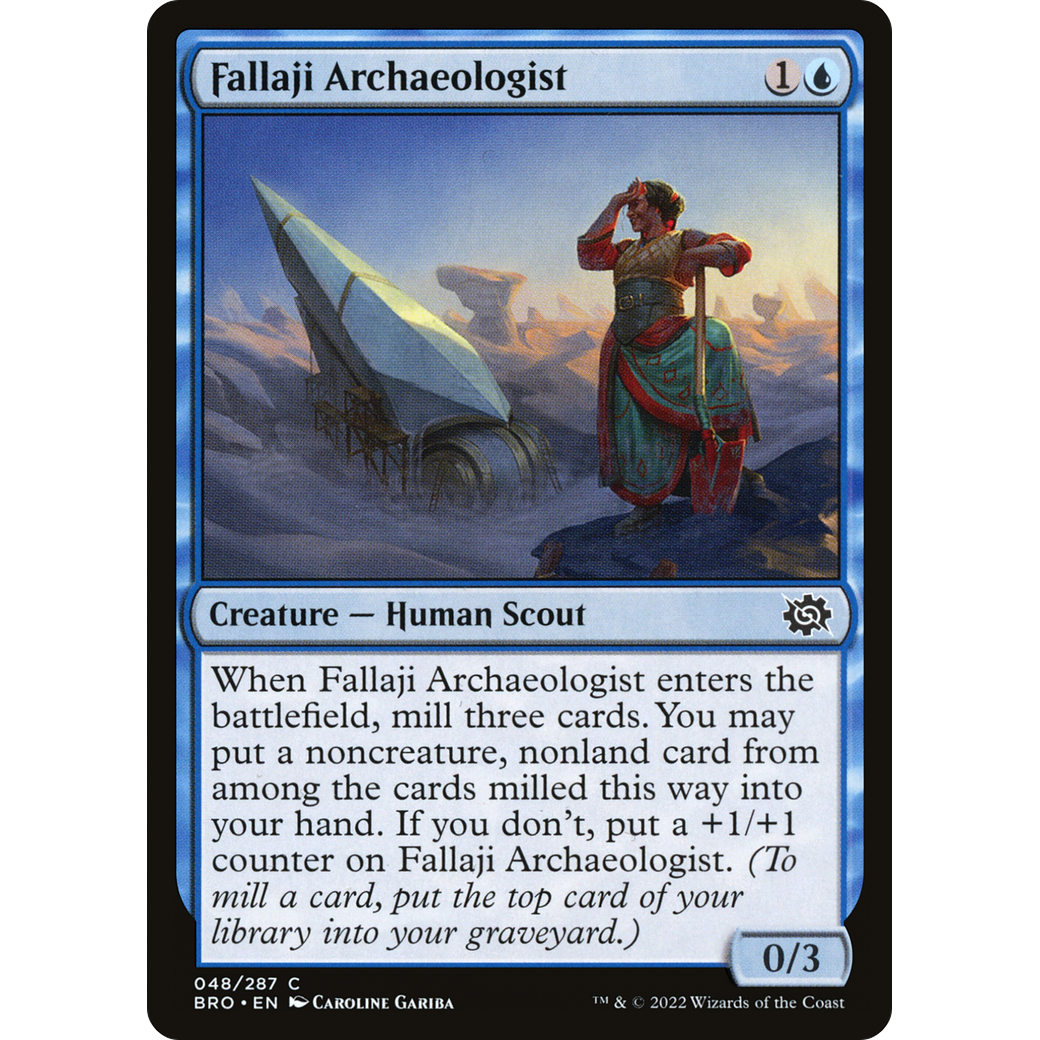 Fallaji Archaeologist (BRO-048) - The Brothers' War Foil