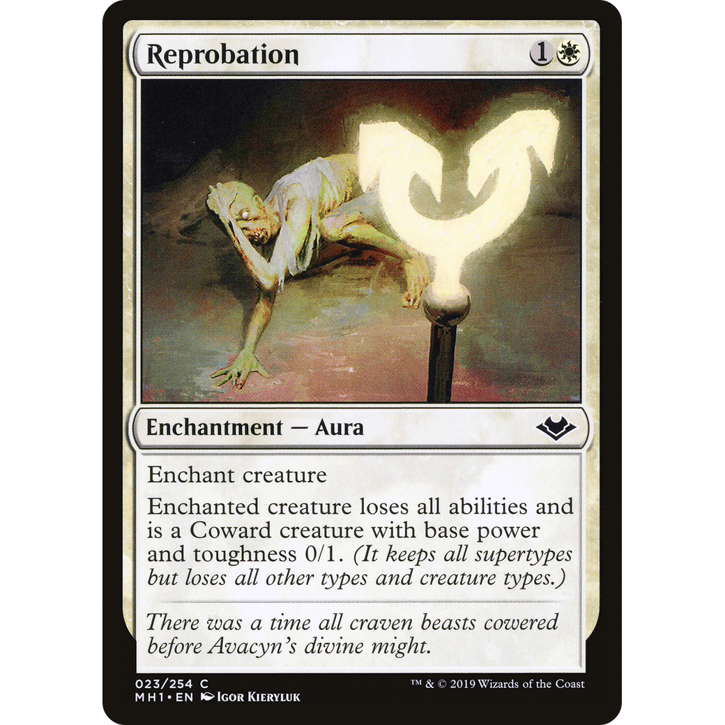 Reprobation (MH1-023) - Modern Horizons Foil