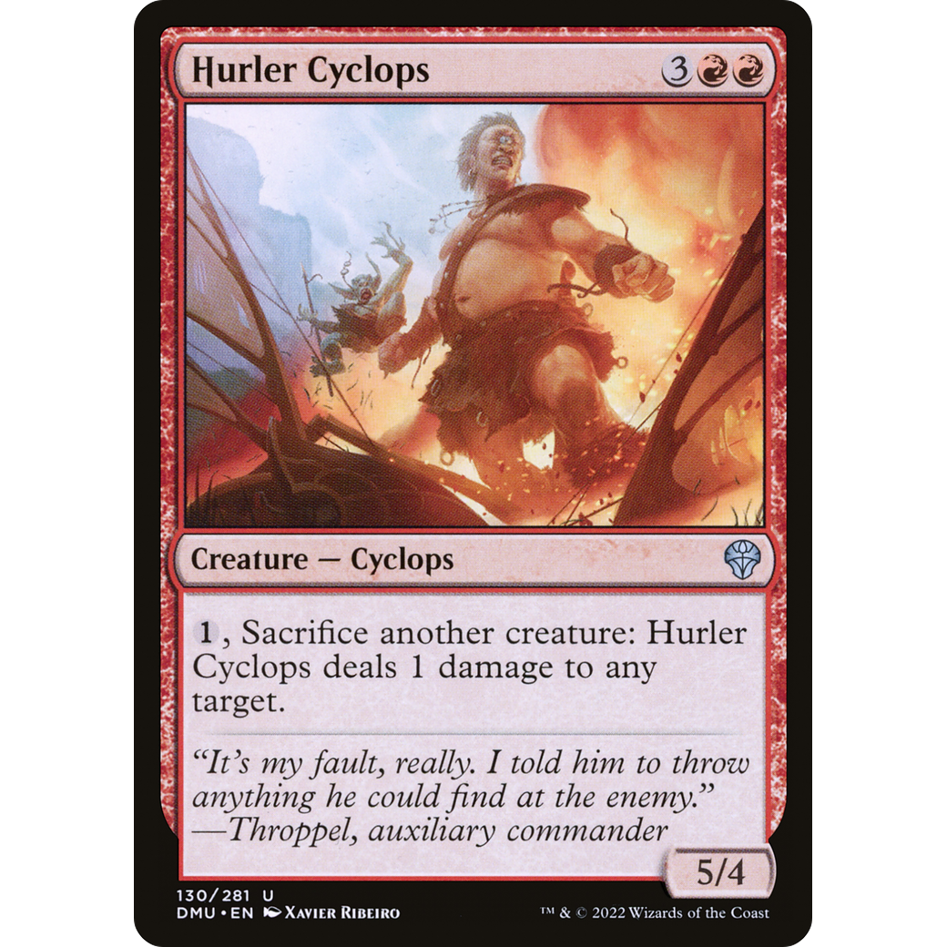 Hurler Cyclops (DMU-130) - Dominaria United Foil
