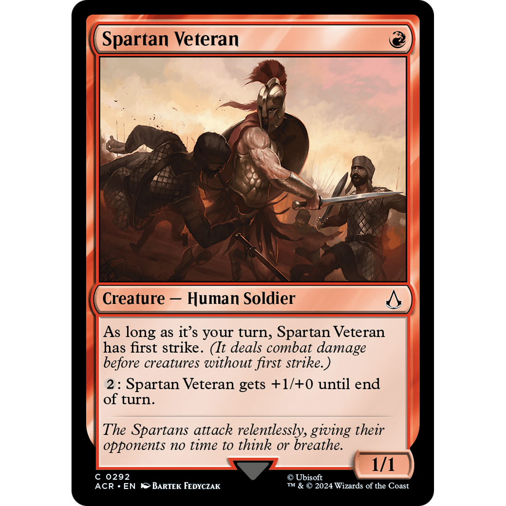 Spartan Veteran (ACR-292) - Assassin's Creed Foil