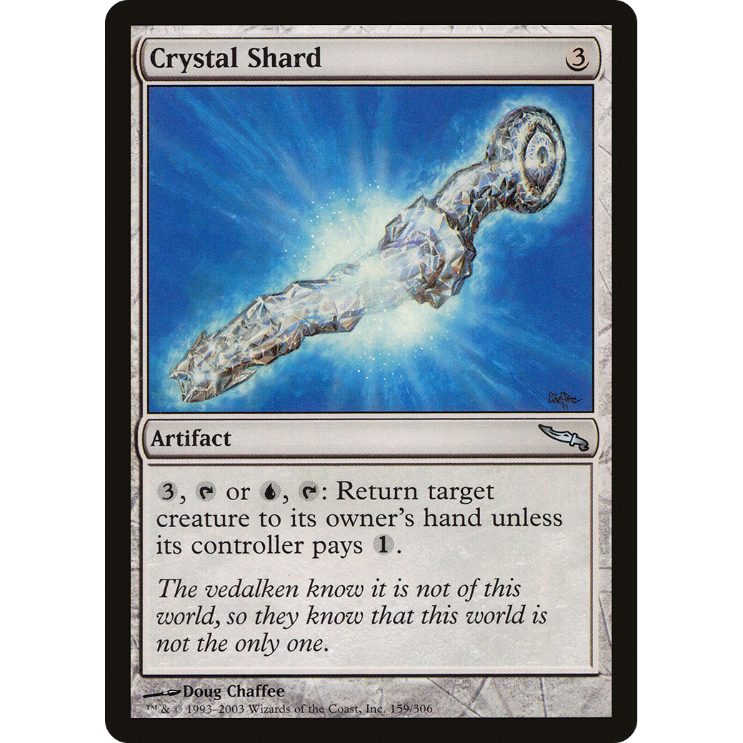 Crystal Shard (MRD-159) - Mirrodin Foil