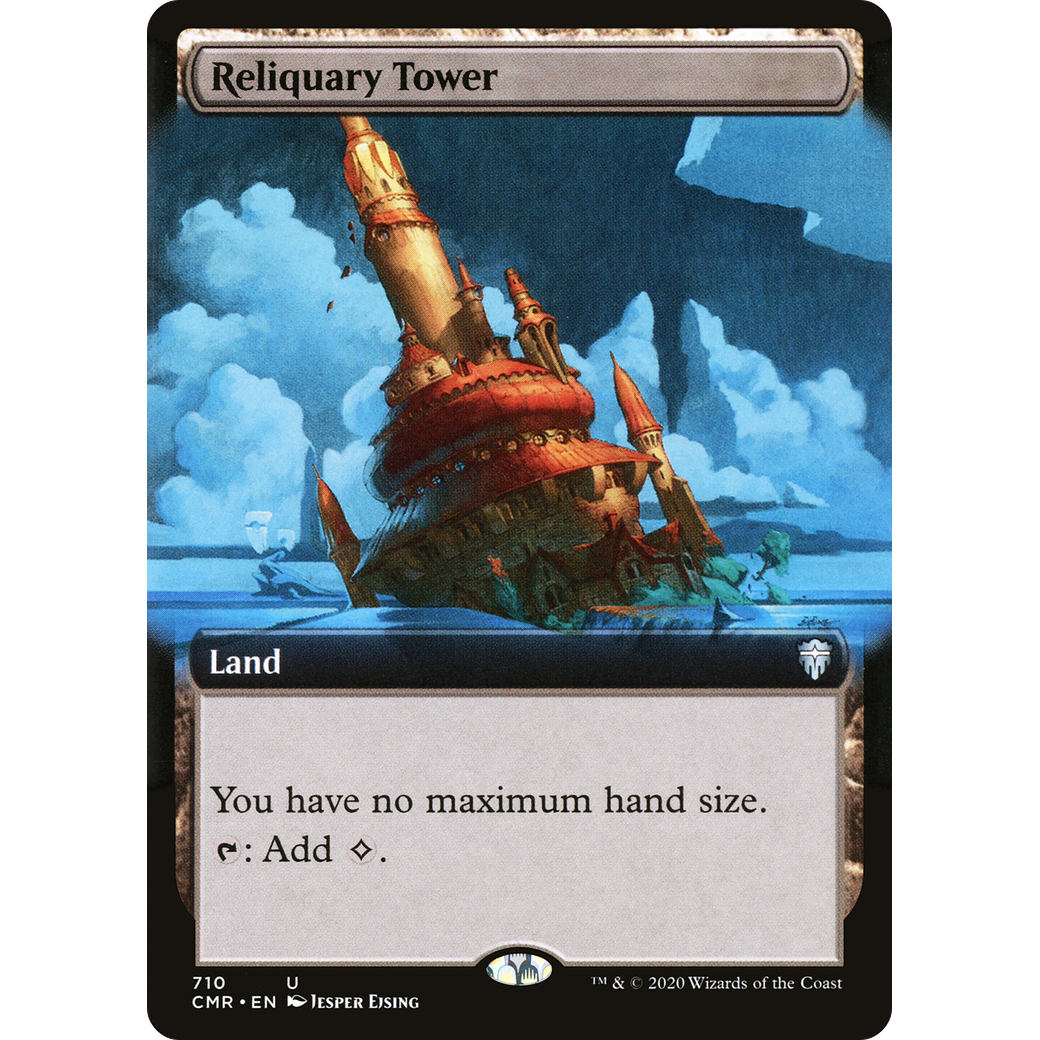Reliquary Tower (Extended Art) (CMR-710) - Commander Legends: (Extended Art) Foil