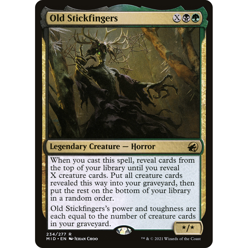 Old Stickfingers (MID-234) - Innistrad: Midnight Hunt
