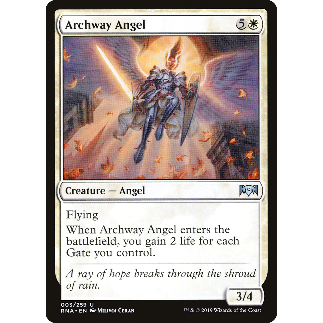 Archway Angel (RNA-003) - Ravnica Allegiance