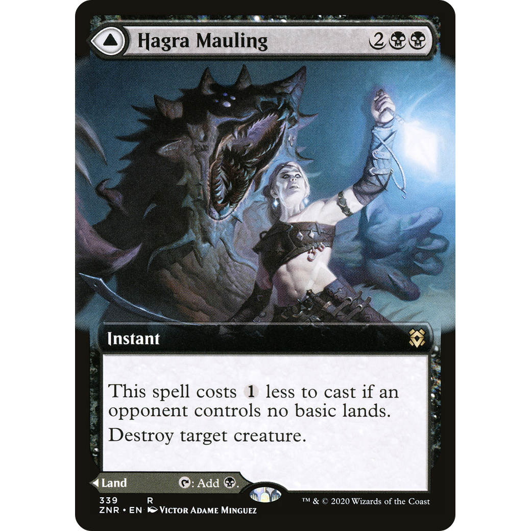 Hagra Mauling (Extended Art) (ZNR-339) - Zendikar Rising: (Extended Art)