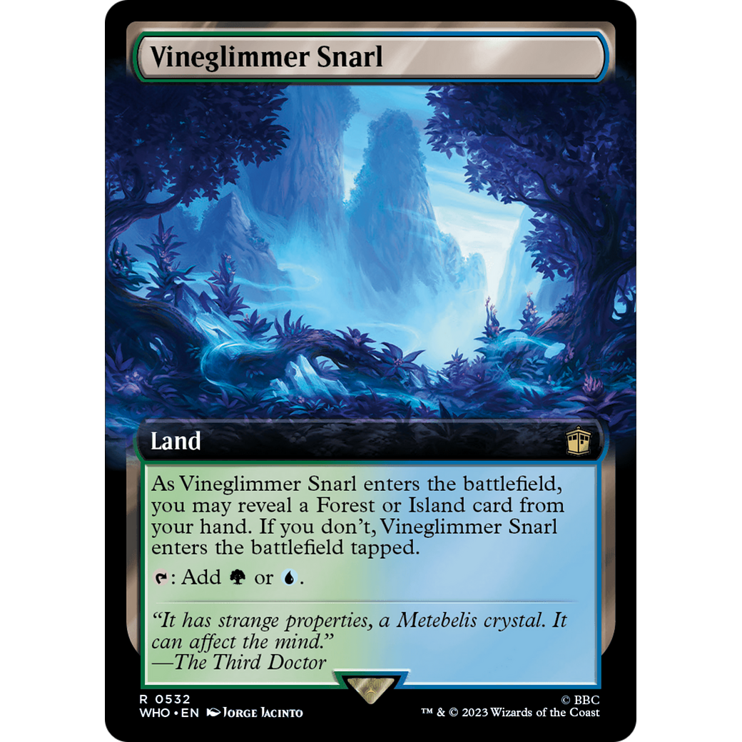 Vineglimmer Snarl (Extended Art) (WHO-532) - Doctor Who: (Extended Art) Foil