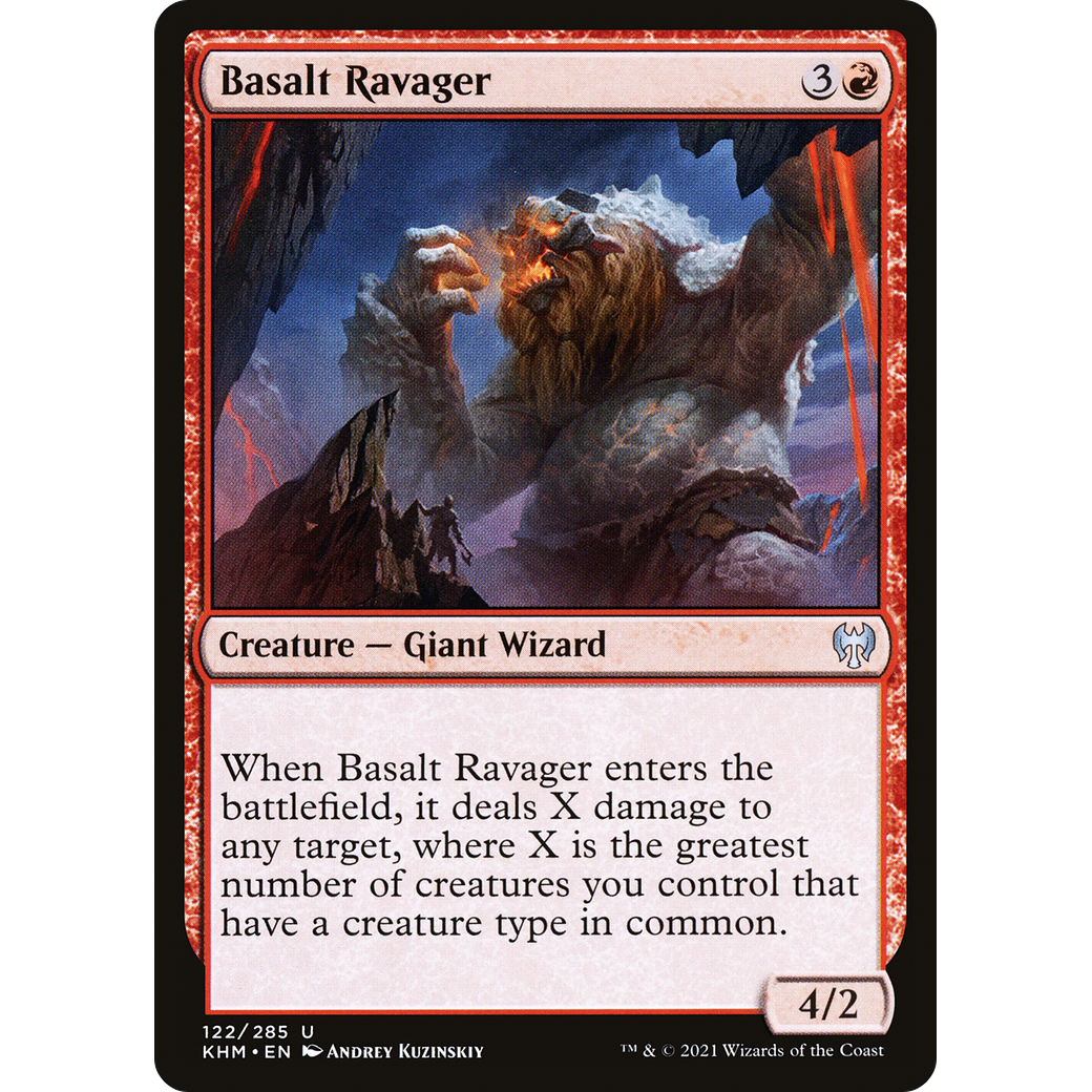 Basalt Ravager (KHM-122) - Kaldheim Foil