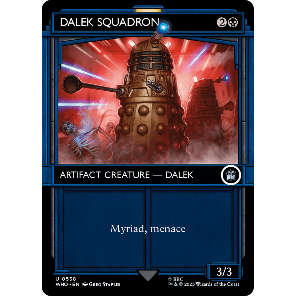 Dalek Squadron (Showcase) (WHO-538) - Doctor Who: (Showcase) (Borderless) Foil