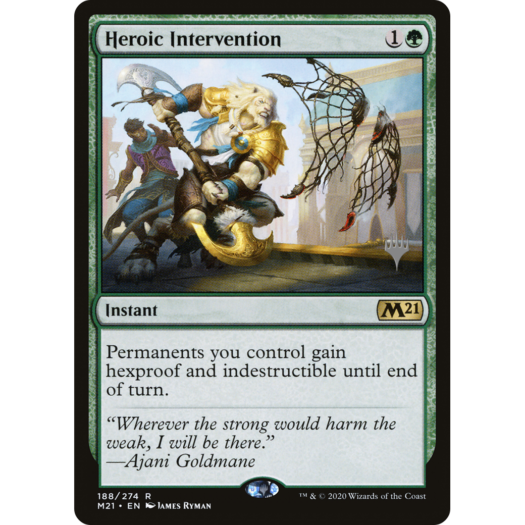 Heroic Intervention (PPM21-188) - Core Set 2021 Promos Foil