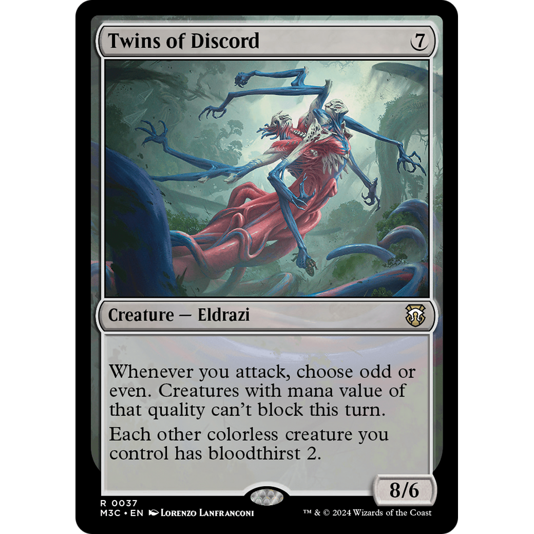Twins of Discord (M3C-037) - Modern Horizons 3 Commander Foil
