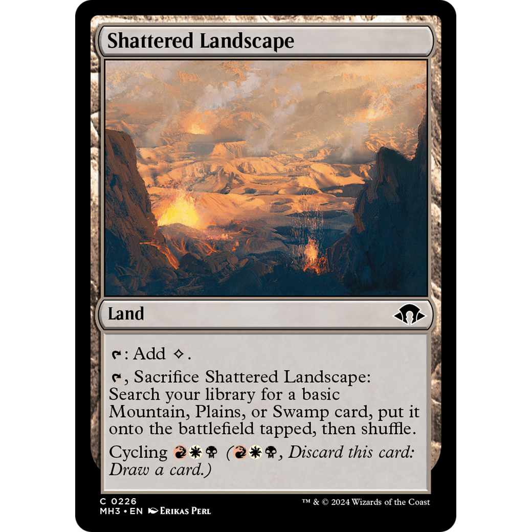 Shattered Landscape (MH3-226) - Modern Horizons 3 Foil