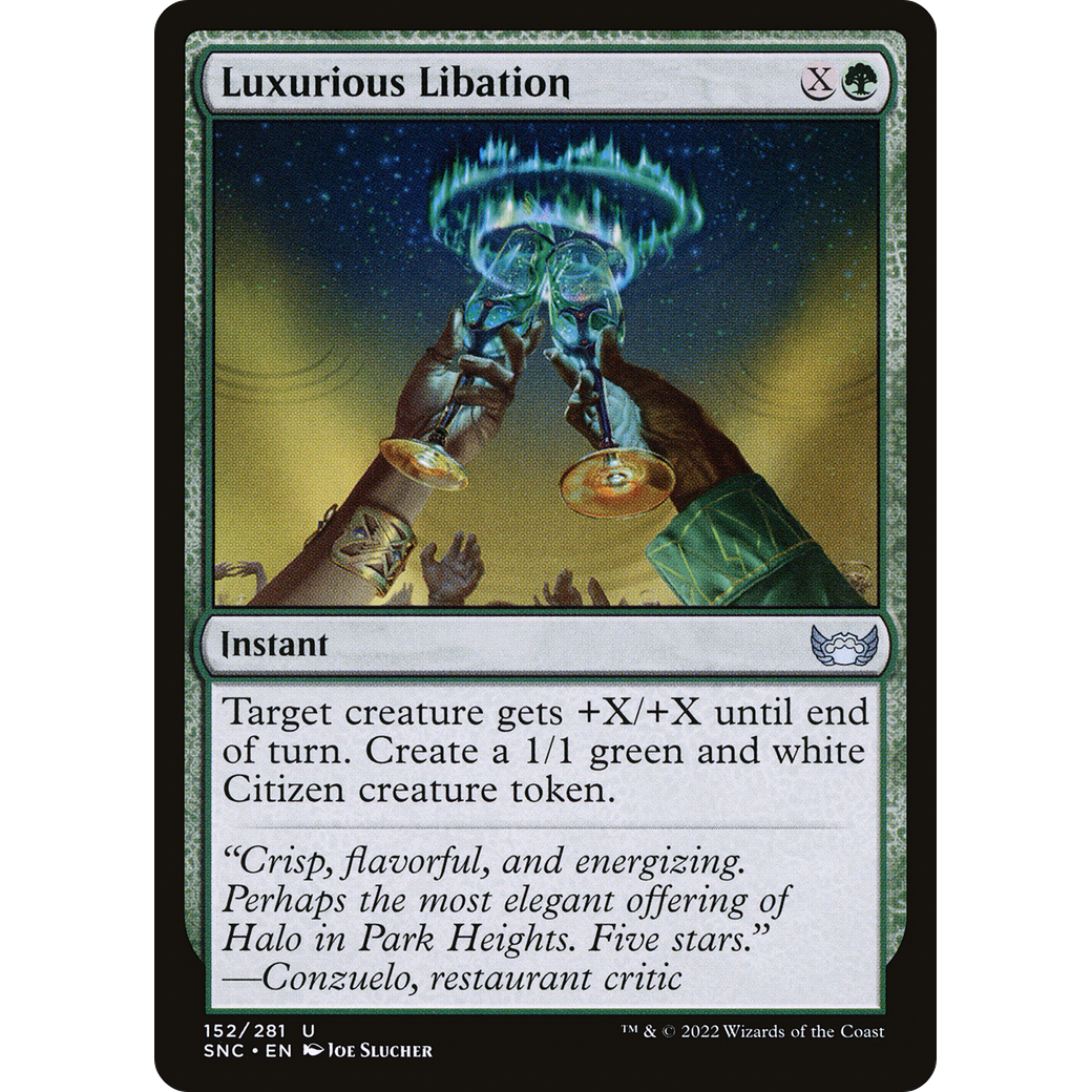 Luxurious Libation (SNC-152) - Streets of New Capenna Foil