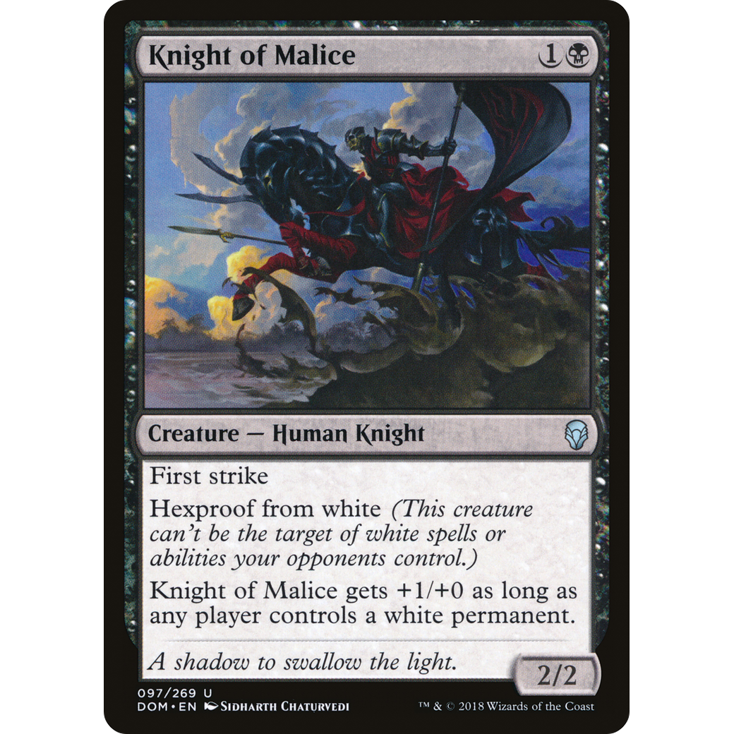 Knight of Malice (DOM-097) - Dominaria