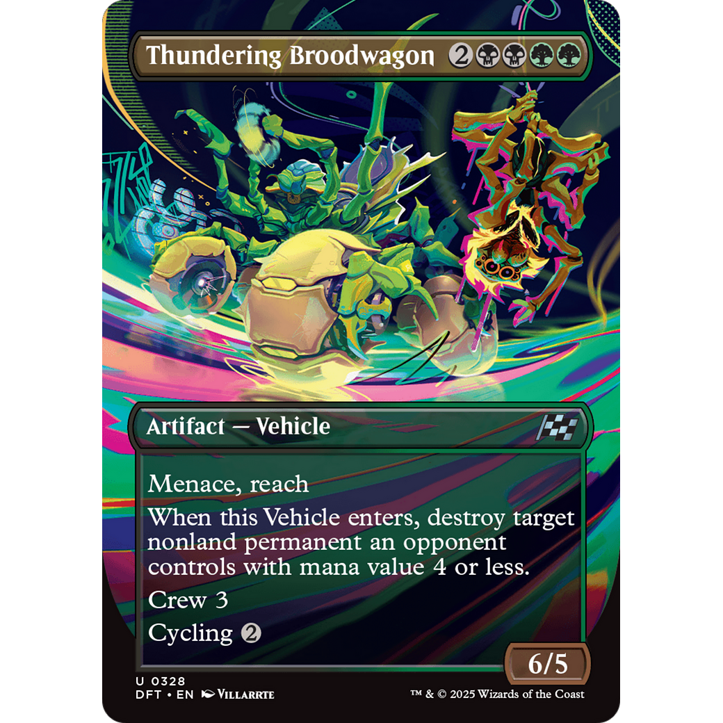 Thundering Broodwagon (DFT-328) - Aetherdrift (Borderless)