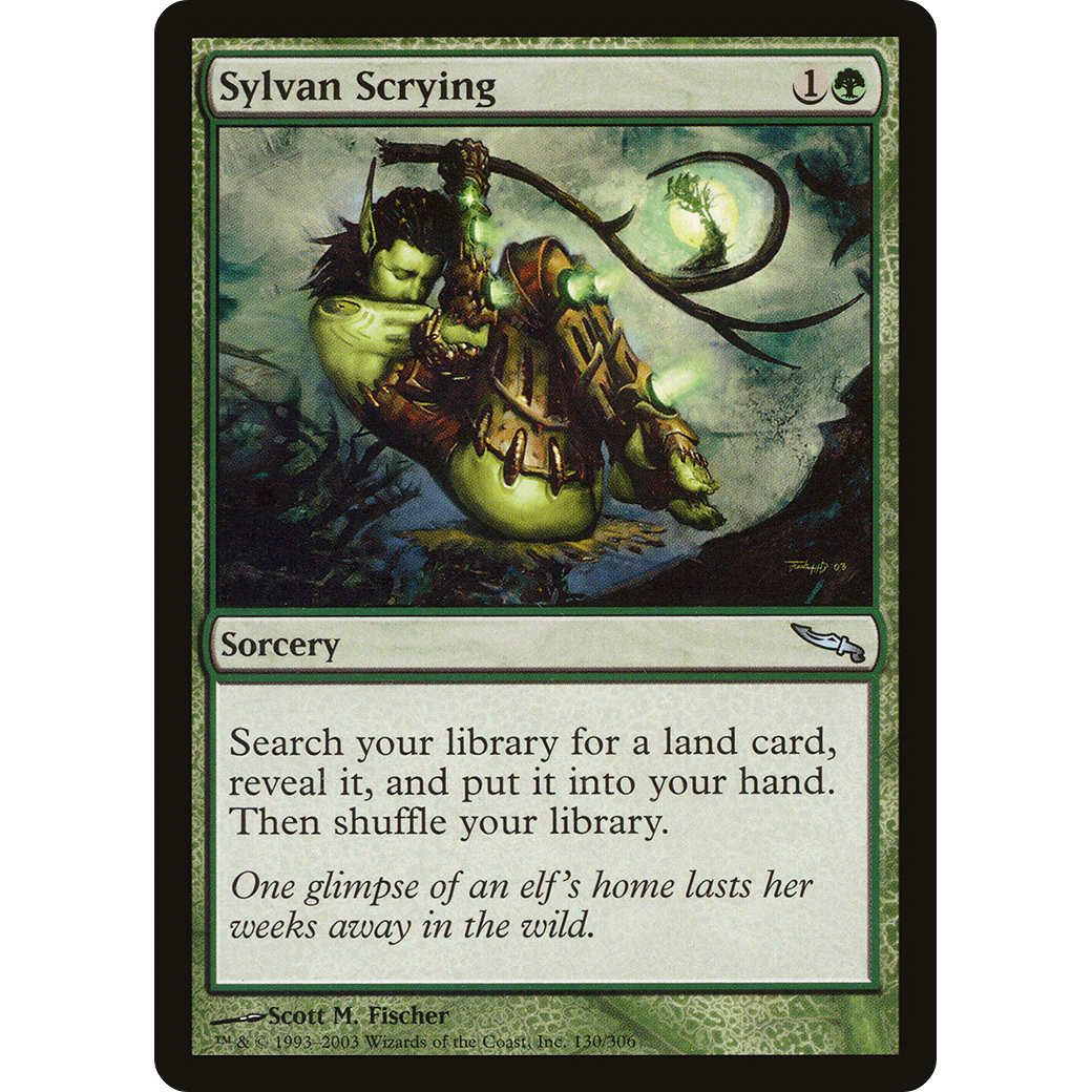 Sylvan Scrying (MRD-130) - Mirrodin