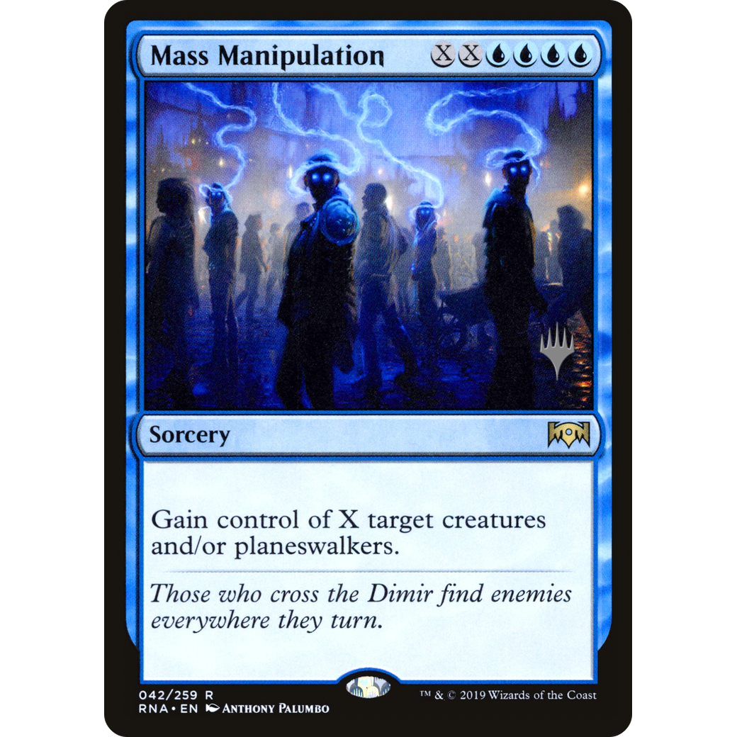 Mass Manipulation (PPTHB-042) - Ravnica Allegiance Promos