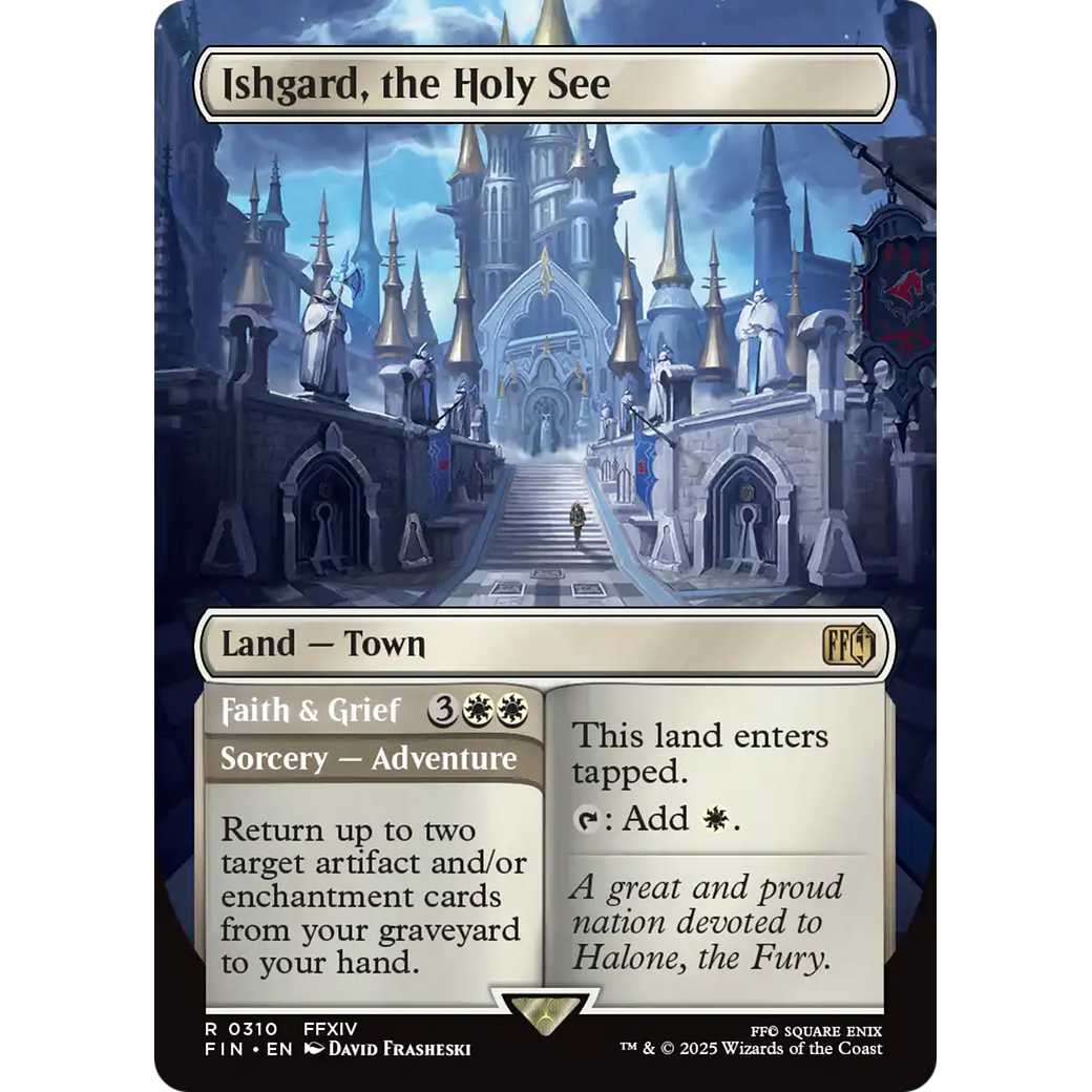 Ishgard, the Holy See // Faith & Grief (FIN-310) - FINAL FANTASY (Borderless)