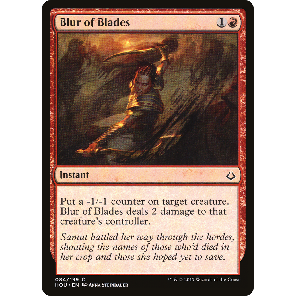 Blur of Blades (HOU-084) - Hour of Devastation Foil