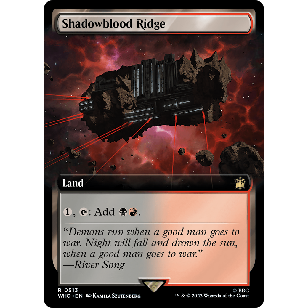 Shadowblood Ridge (Extended Art) (WHO-513) - Doctor Who: (Extended Art)