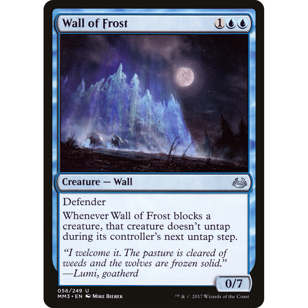 Wall of Frost (MM3-056) - Modern Masters 2017