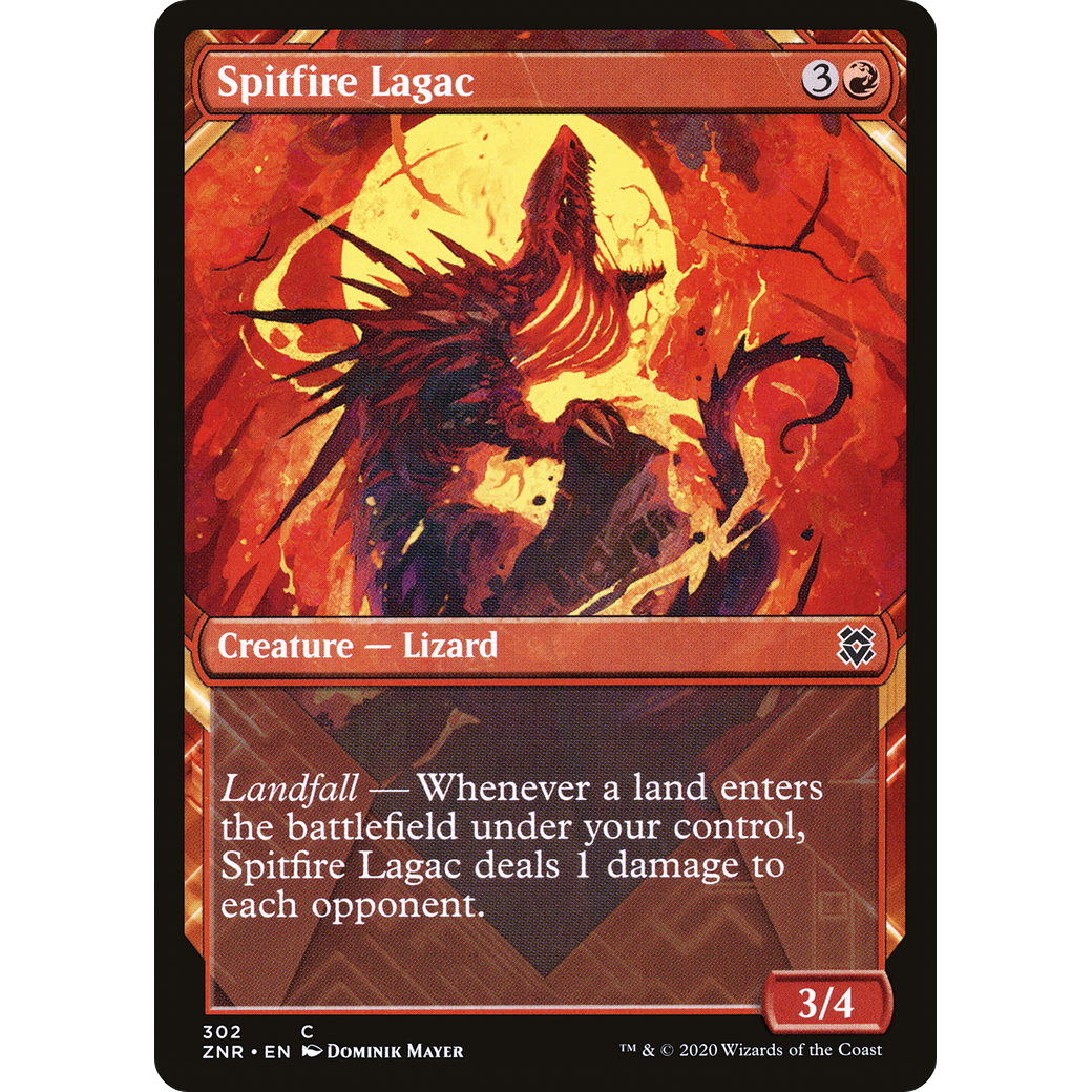 Spitfire Lagac (Showcase) (ZNR-302) - Zendikar Rising: (Showcase)