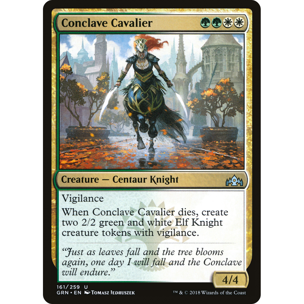 Conclave Cavalier (GRN-161) - Guilds of Ravnica Foil