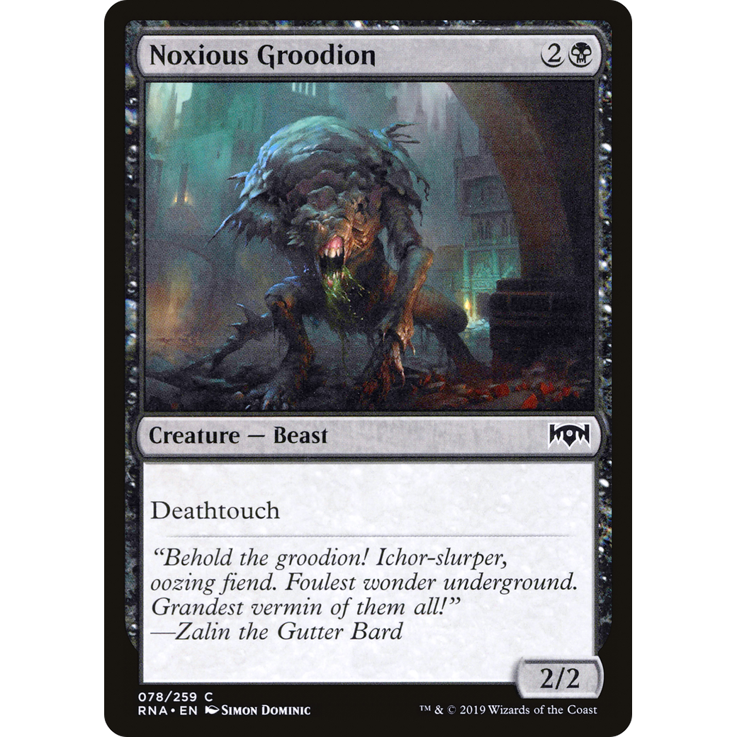 Noxious Groodion (RNA-078) - Ravnica Allegiance