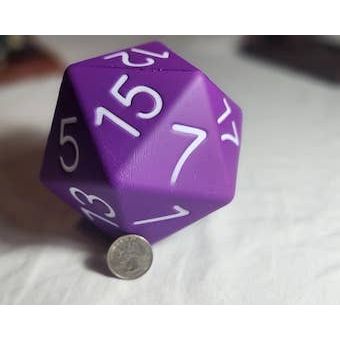 Big Foam Dice 4 inch D20's (11 colors) by Zucati: Yellow