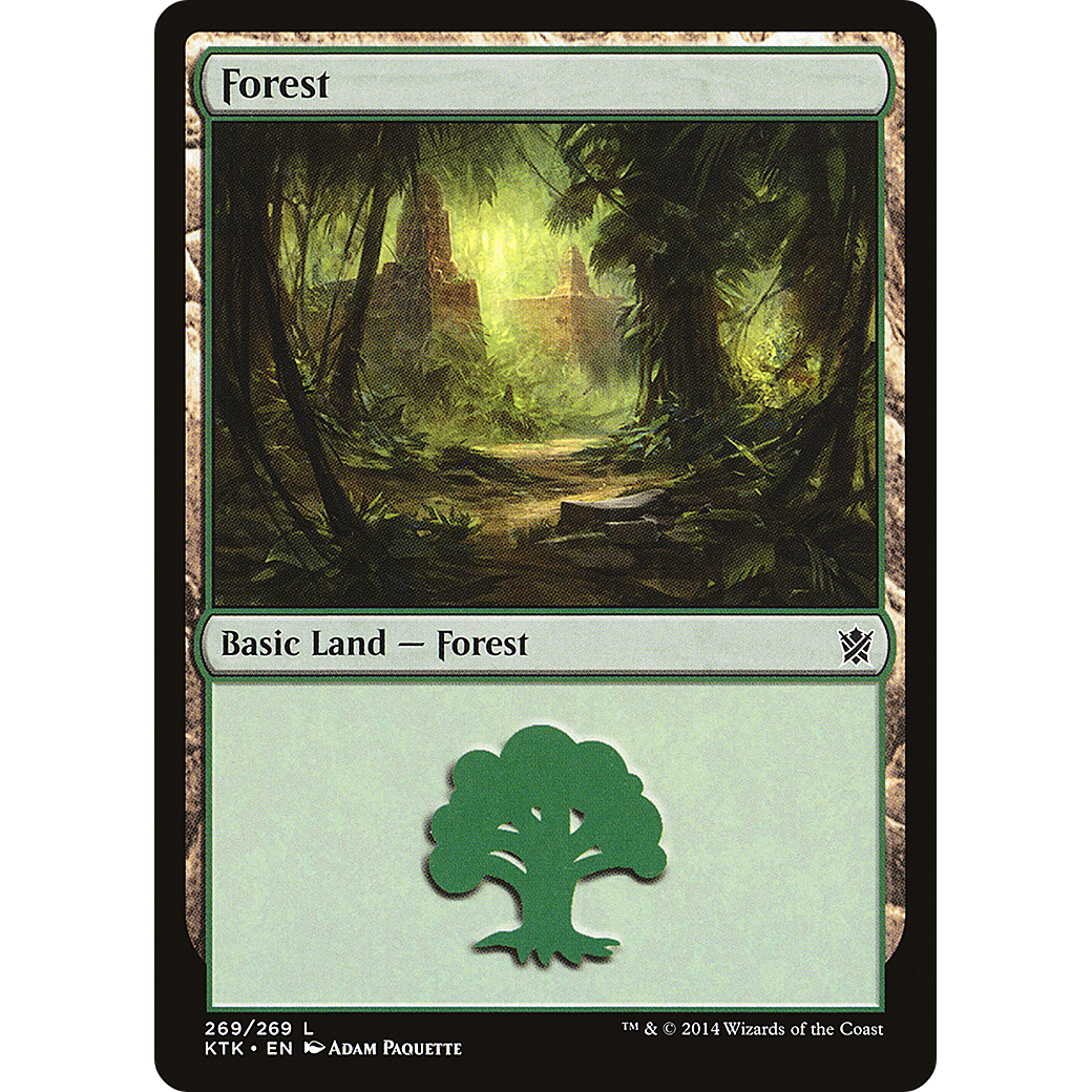 Forest (269) (KTK-269) - Khans of Tarkir Foil