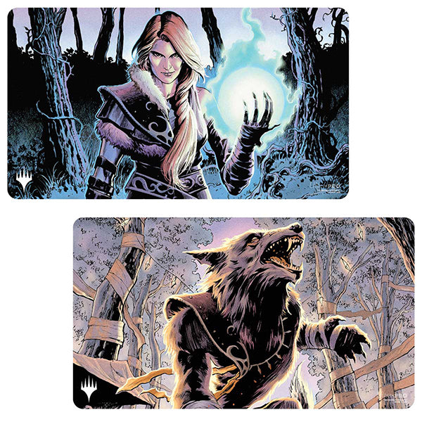 Magic The Gathering: Innistrad Remastered - Arlinn Kord / Arlinn, Embraced by the Moon Double Sided Playmat