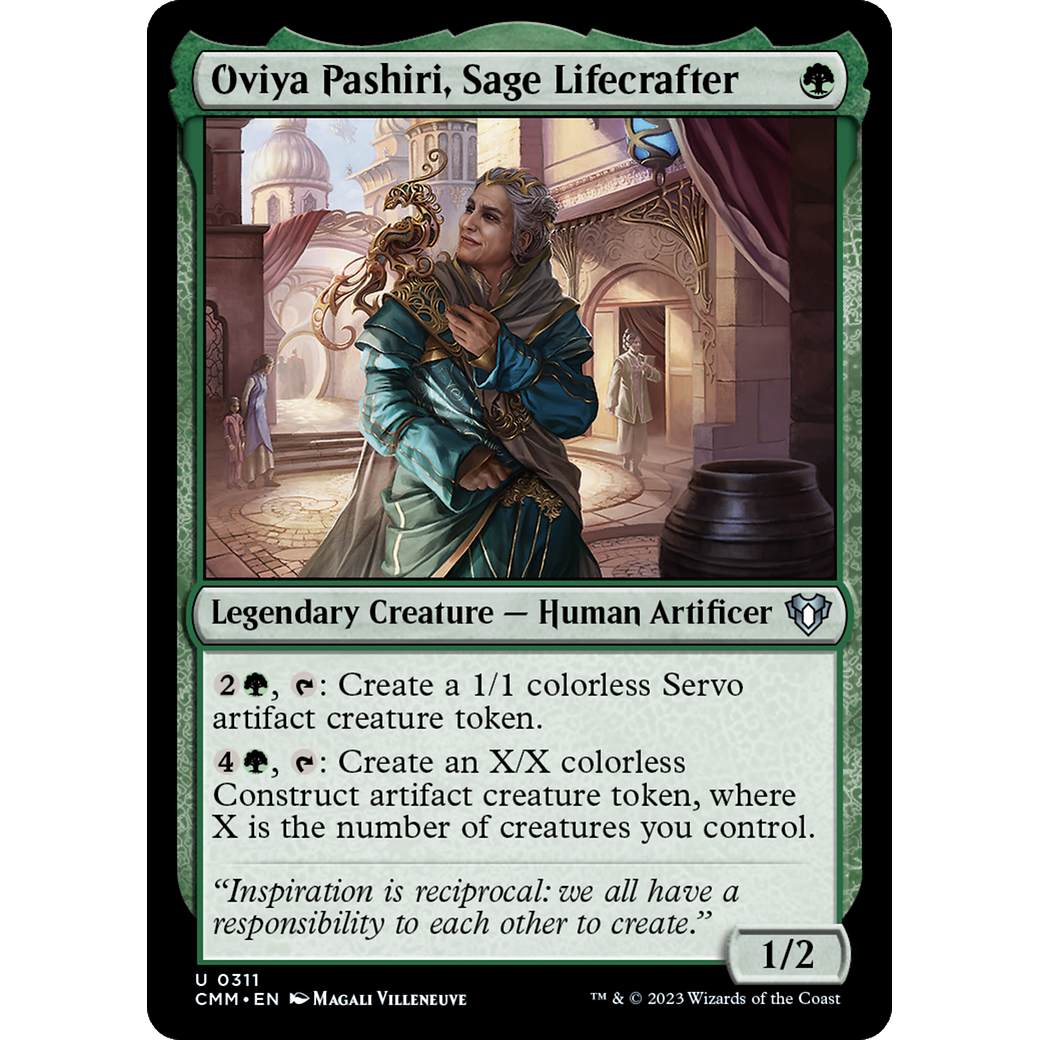 Oviya Pashiri, Sage Lifecrafter (CMM-311) - Commander Masters
