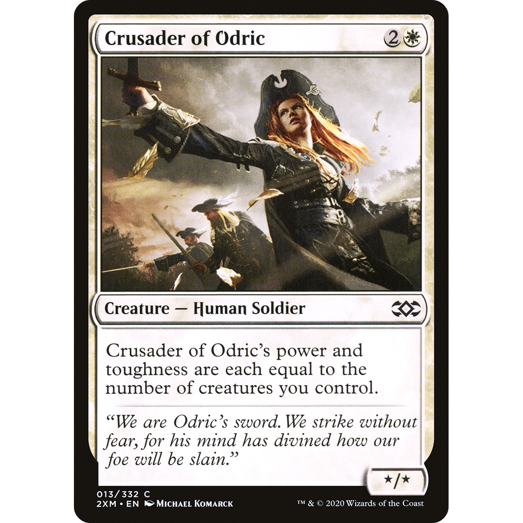 Crusader of Odric (2XM-013) - Double Masters Foil