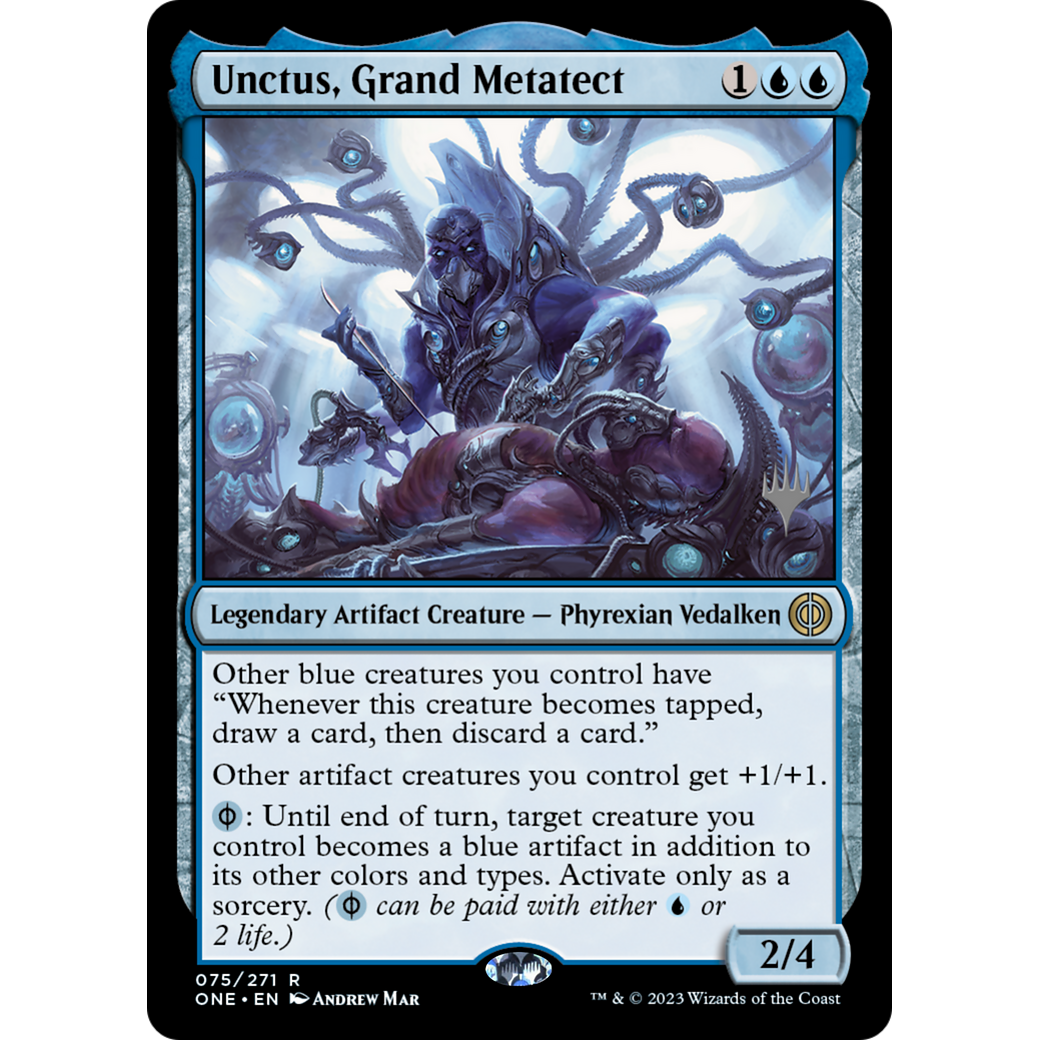 Unctus, Grand Metatect (PPONE-75P) - Phyrexia: All Will Be One Promos Foil