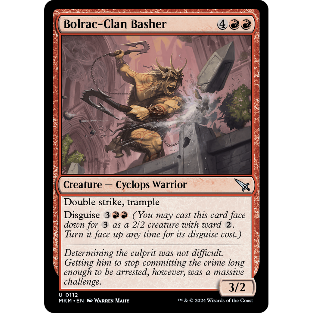 Bolrac-Clan Basher (MKM-112) - Murders at Karlov Manor Foil
