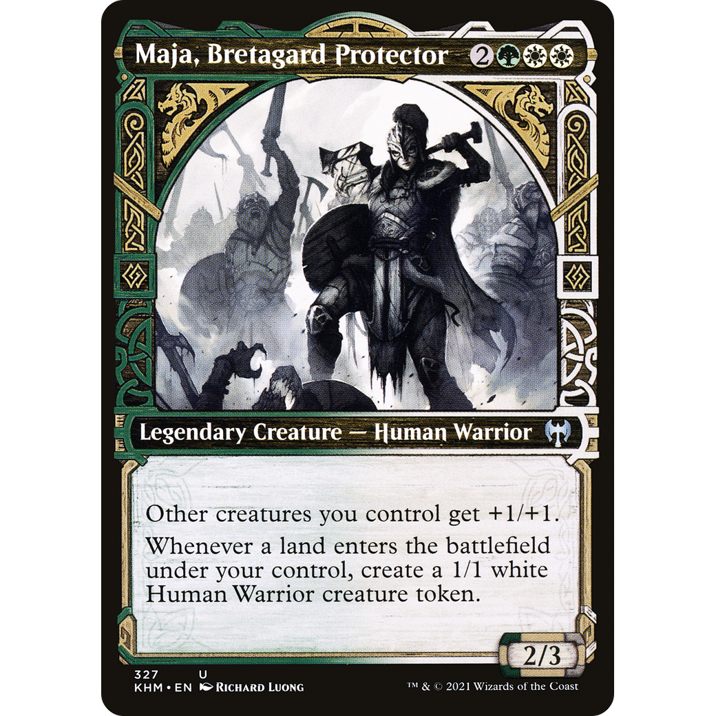 Maja, Bretagard Protector (Showcase) (KHM-327) - Kaldheim: (Showcase)