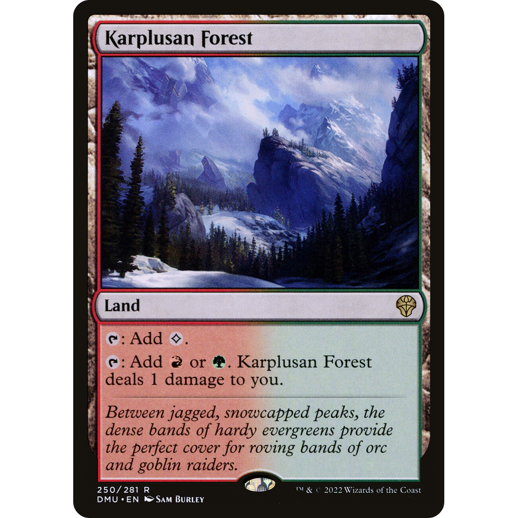 Karplusan Forest (DMU-250) - Dominaria United Foil