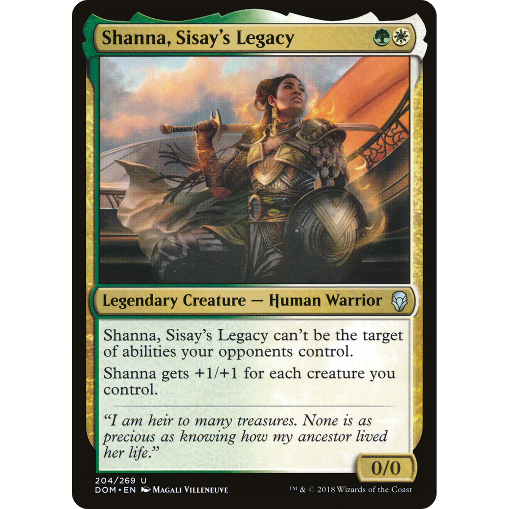 Shanna, Sisay's Legacy (DOM-204) - Dominaria Foil