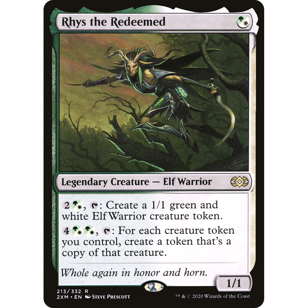 Rhys the Redeemed (2XM-213) - Double Masters Foil