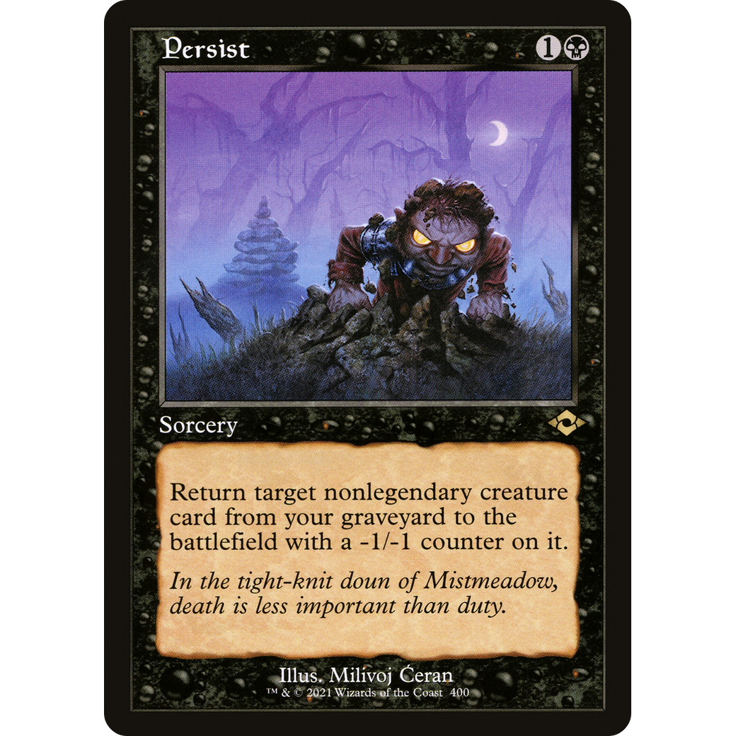 Persist (Retro Frame) (MH2-400) - Modern Horizons 2 Foil