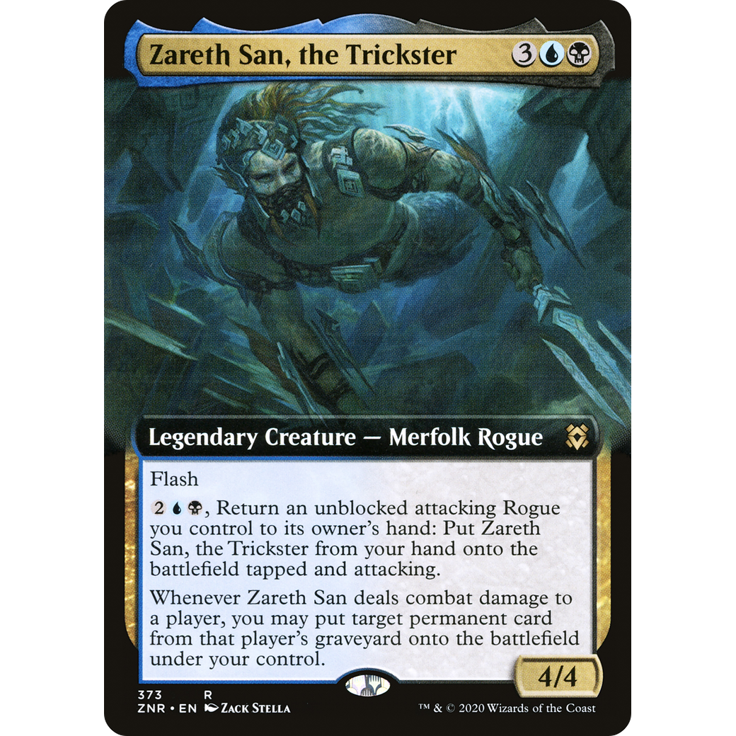 Zareth San, the Trickster (Extended Art) (ZNR-373) - Zendikar Rising: (Extended Art)