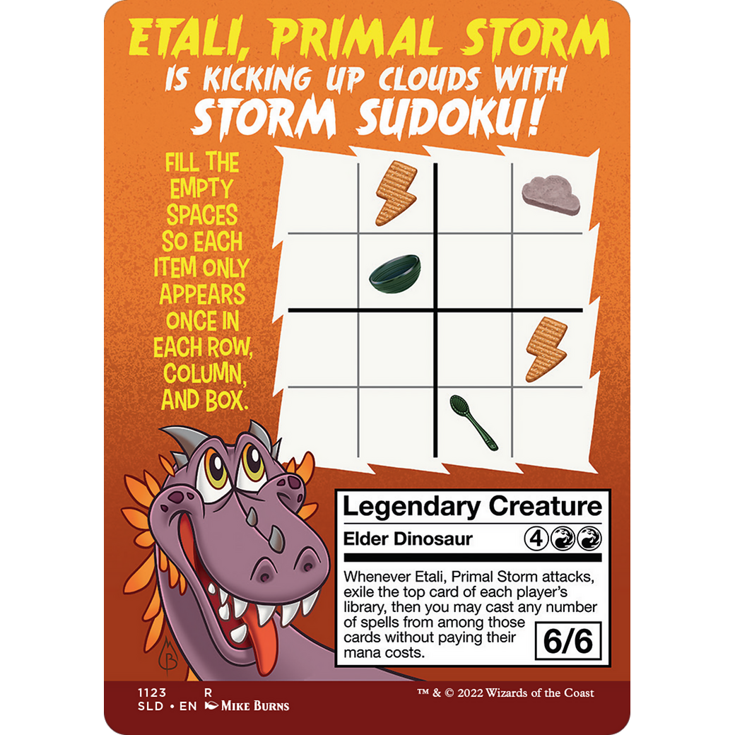 Etali, Primal Storm (SLD-1123) - Secret Lair Drop (Borderless)