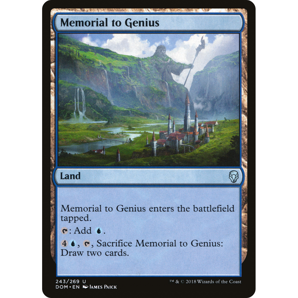 Memorial to Genius (DOM-243) - Dominaria Foil