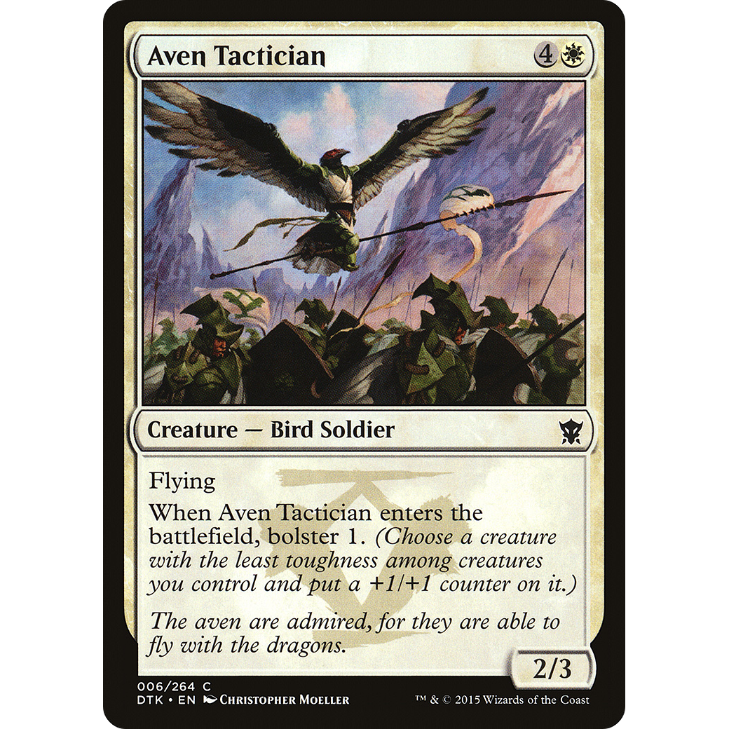 Aven Tactician (DTK-006) - Dragons of Tarkir Foil