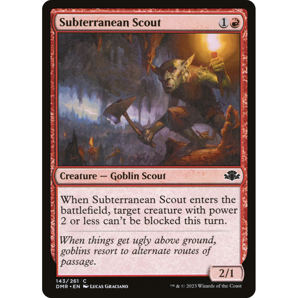 Subterranean Scout (DMR-143) - Dominaria Remastered Foil
