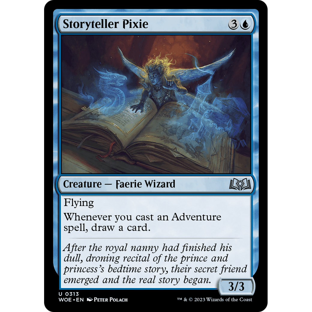 Storyteller Pixie (WOE-313) - Wilds of Eldraine