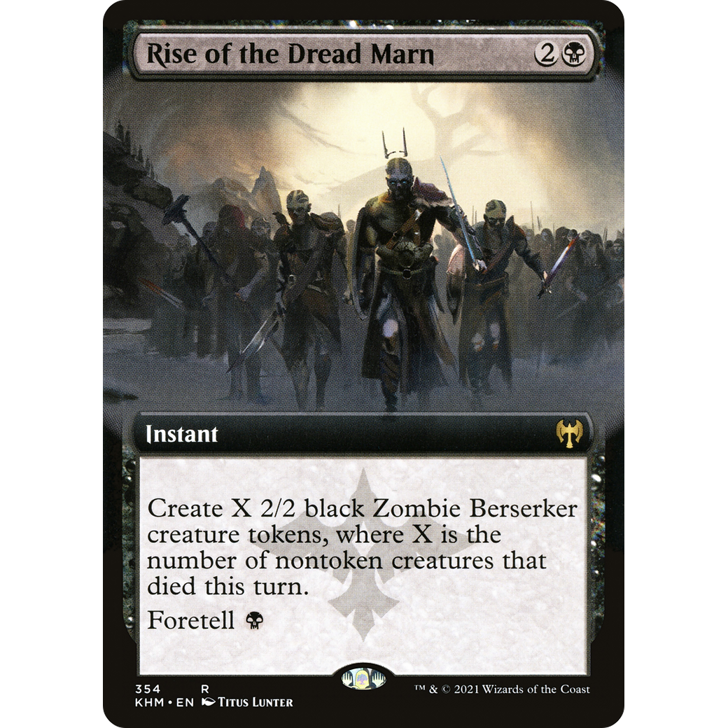 Rise of the Dread Marn (Extended Art) (KHM-354) - Kaldheim: (Extended Art)