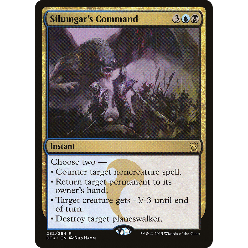 Silumgar's Command (DTK-232) - Dragons of Tarkir