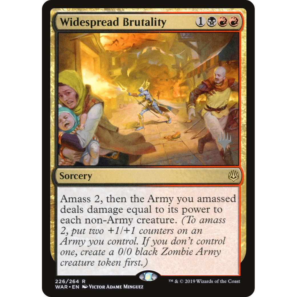 Widespread Brutality (PPELD-226) - War of the Spark Promos